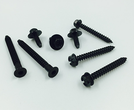 black zinc self tapping screw