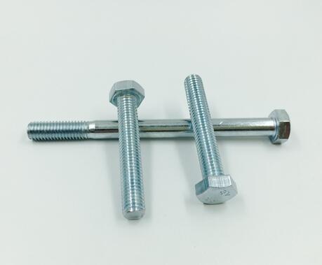 DIN931 zinc plate hex bolt