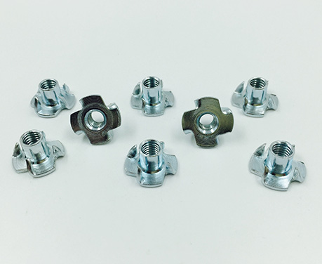 white zinc T nut