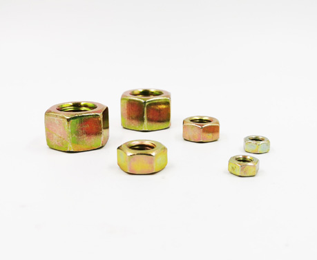 Yellow Zinc Plated Hex Nut